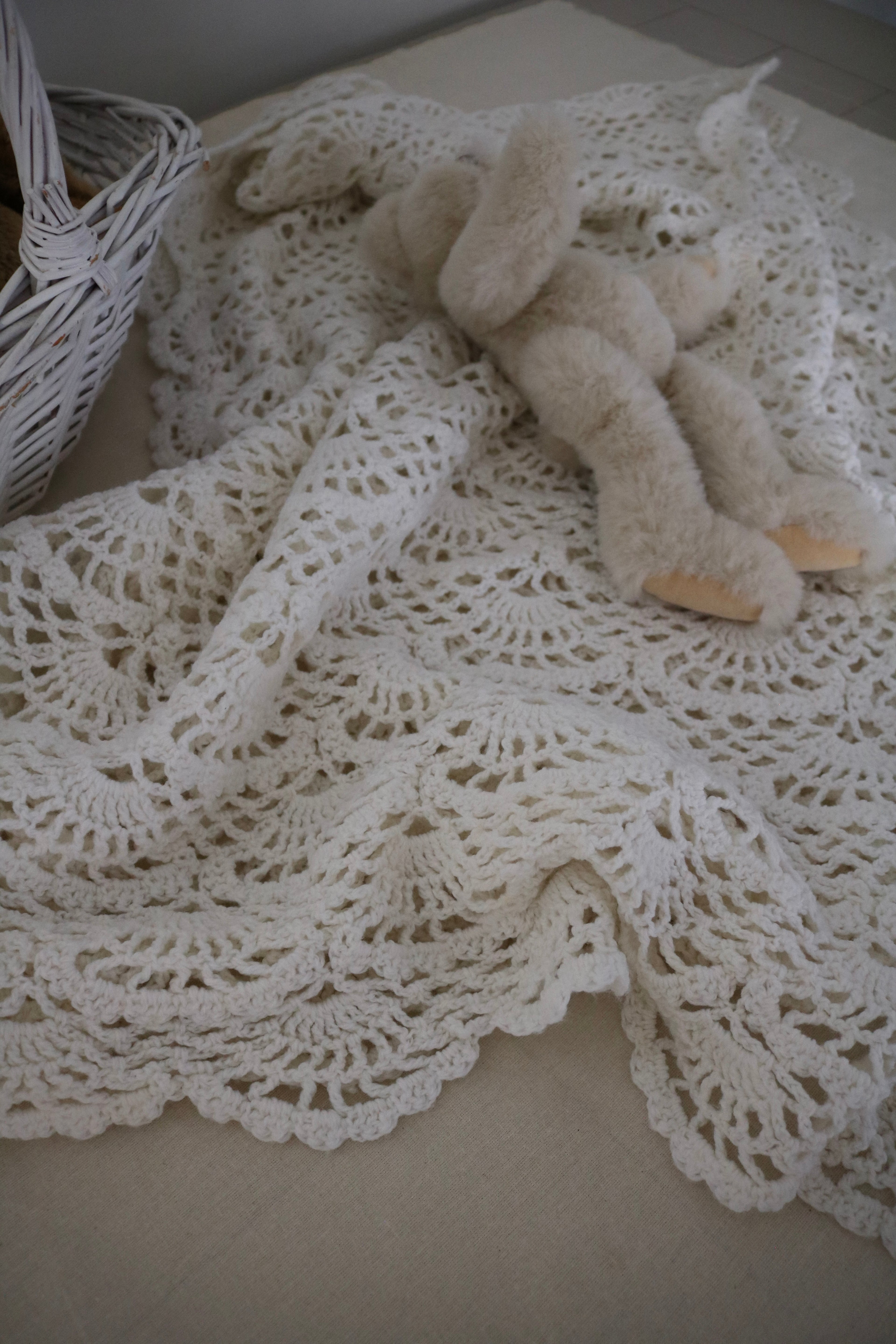 Vintage Decorative Wool Throw