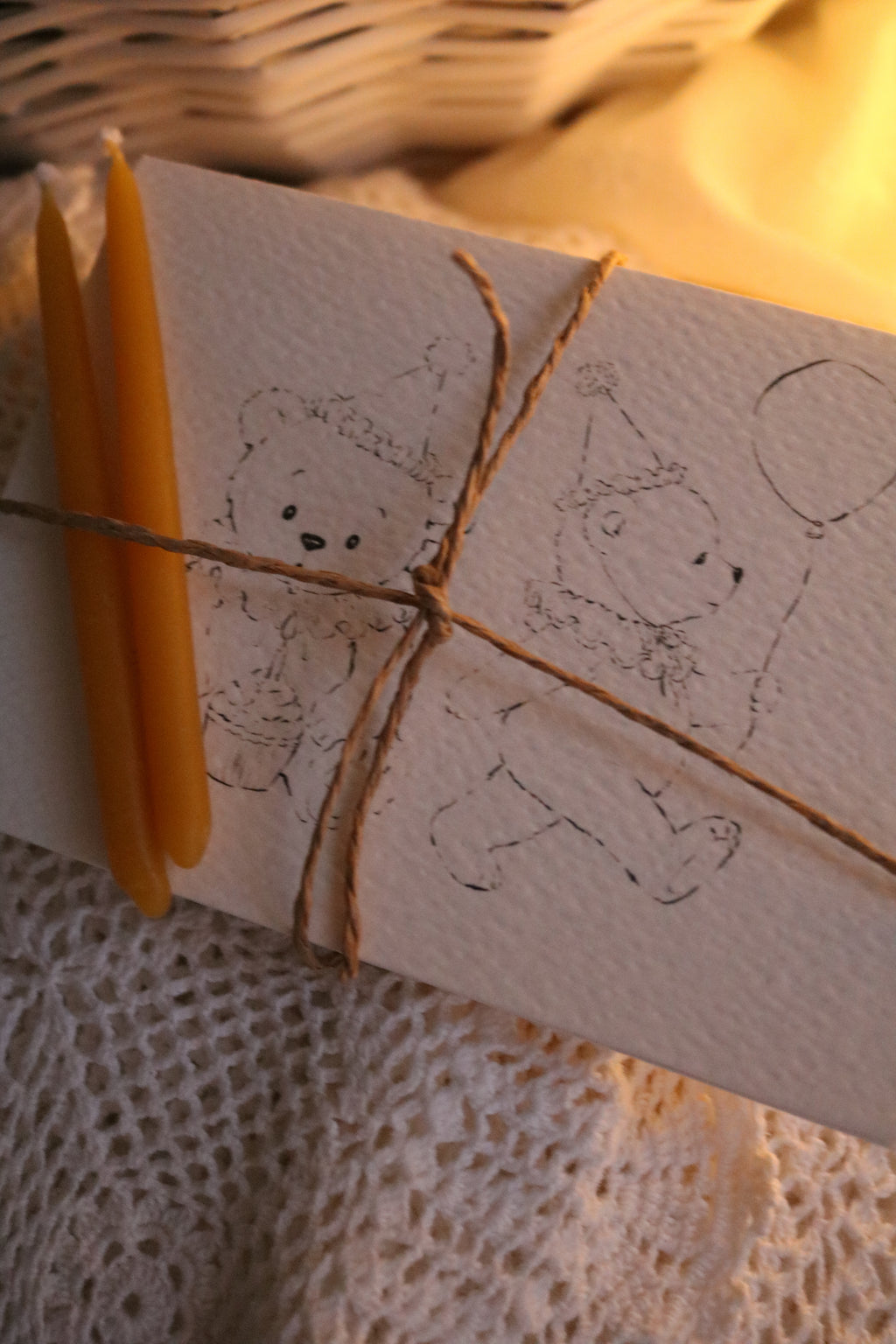 Birthday Bear | Illustrated Keepsake Card