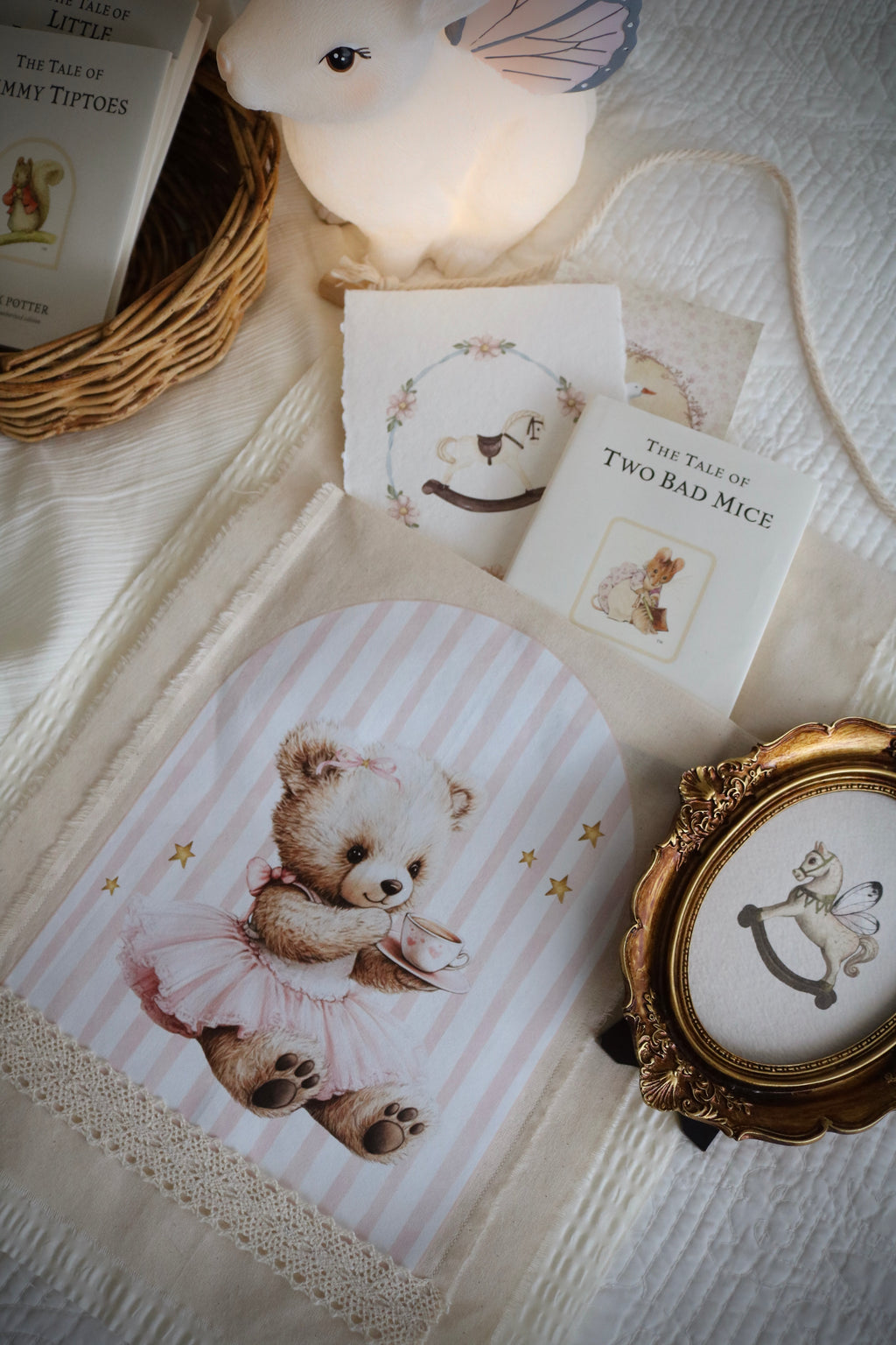 Double Sided Bedroom Banner with Keepsake Pocket