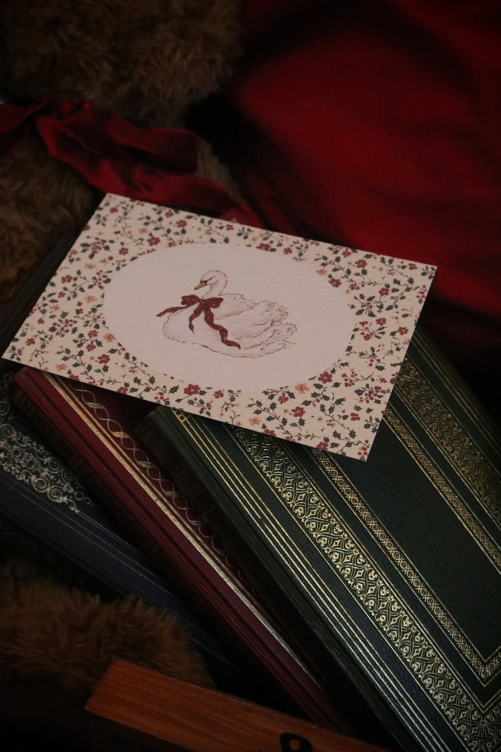 Swan | Available as Christmas Card or Print