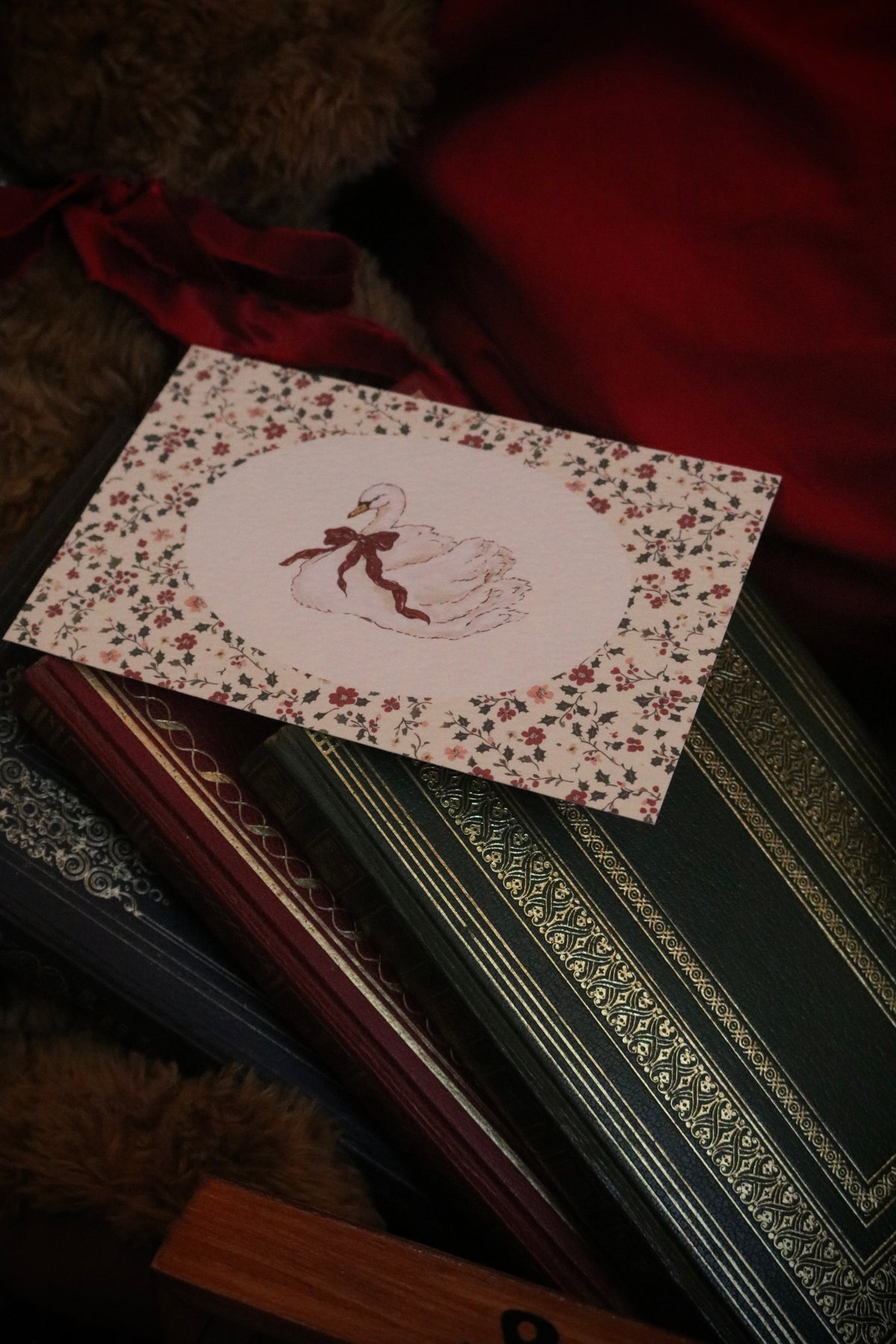 Swan | Available as Christmas Card or Print