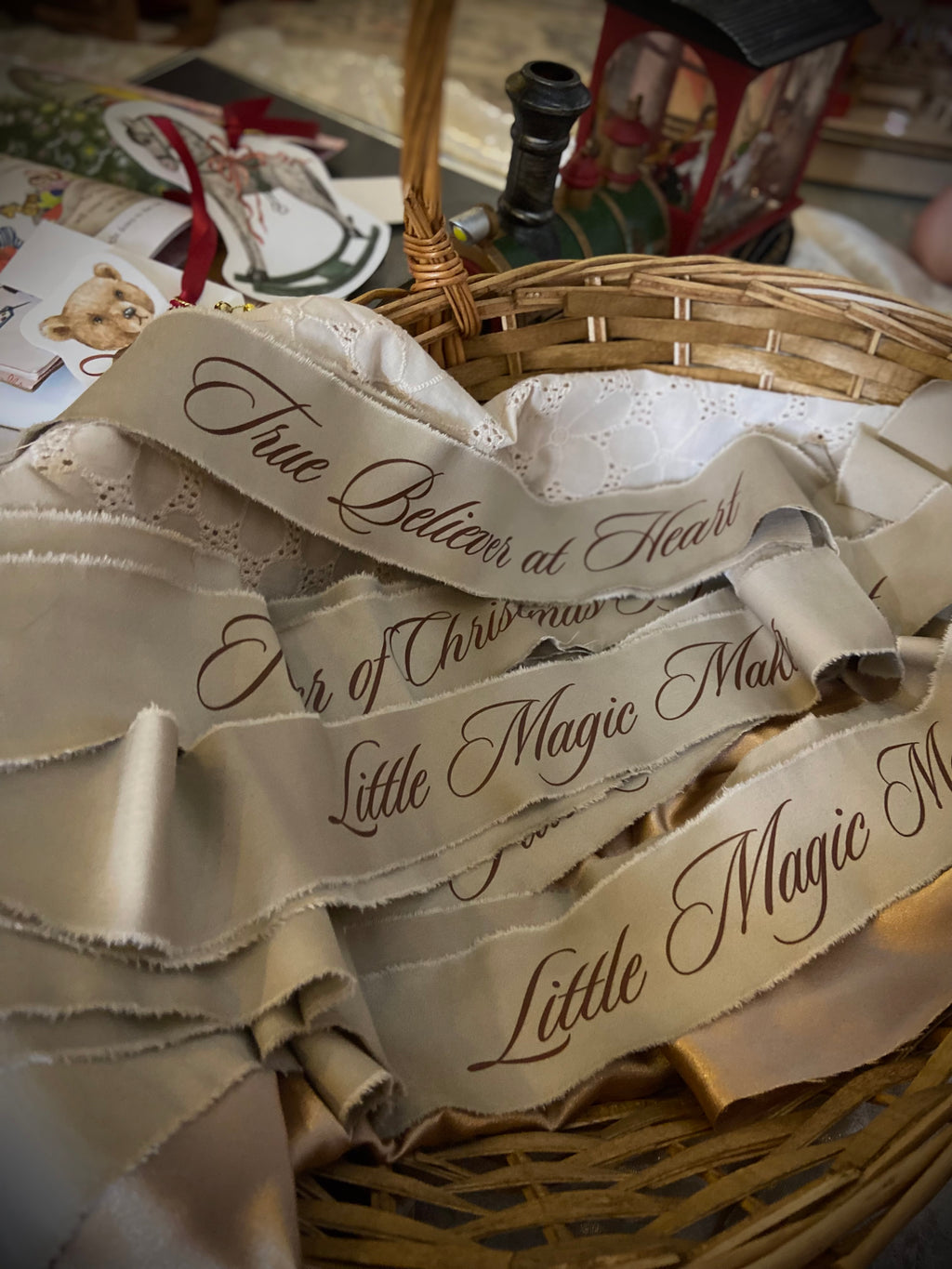 Sateen Keepsake Christmas Ribbon