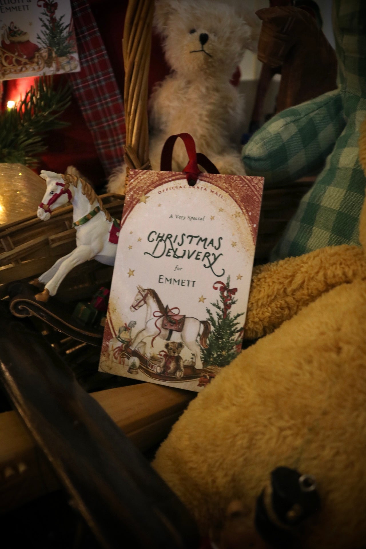 Illustrated Special Gift Tag from Santa