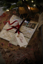 Deluxe Illustrated Card and Letter from Santa, with Double Velvet and Cotton Envelopes