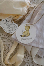 Gingham Capelet with Teddy Pendant