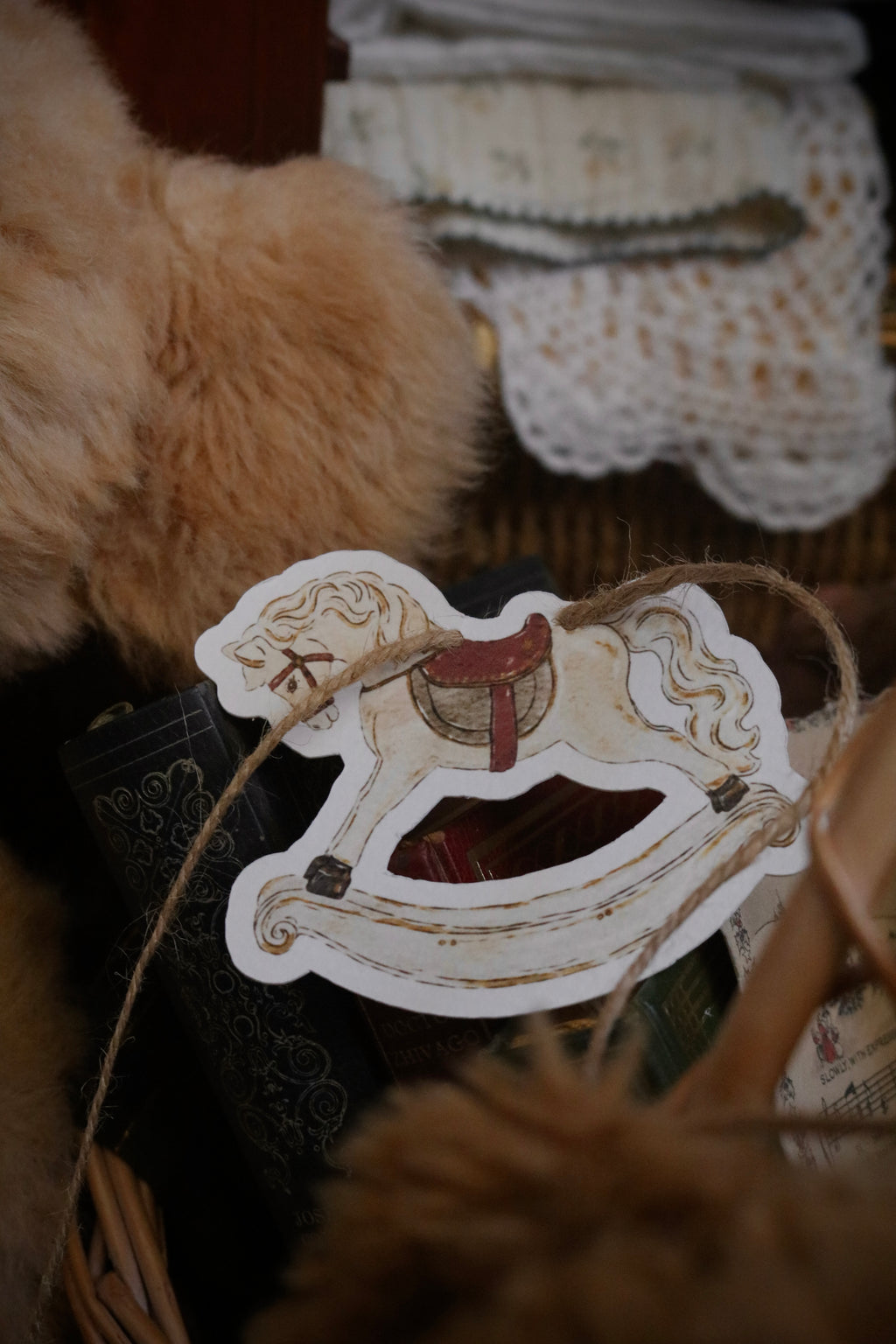 Rocking Horse Christmas Garland