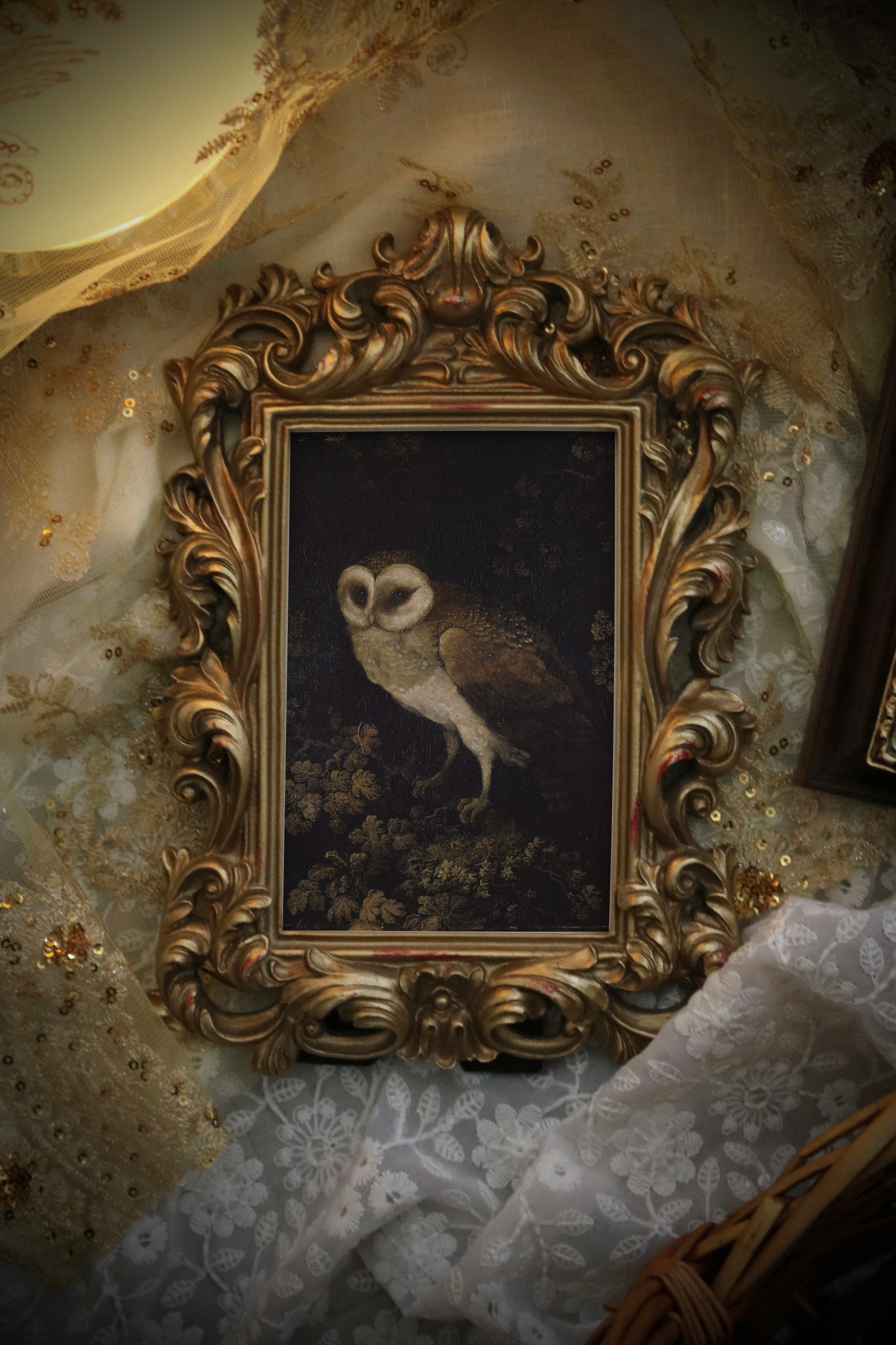 An Owl | M. Haughton c. 1785 | The Everkeep Archive