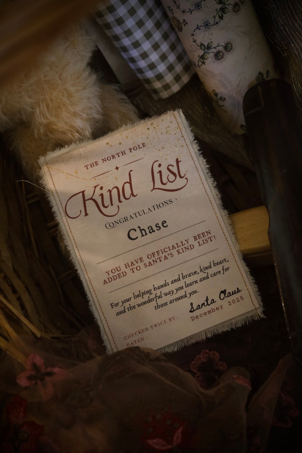 Kind List Certificate