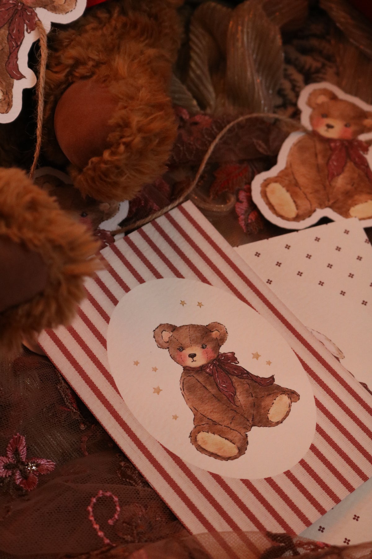 Teddy Bear | Available as Christmas Card or Print