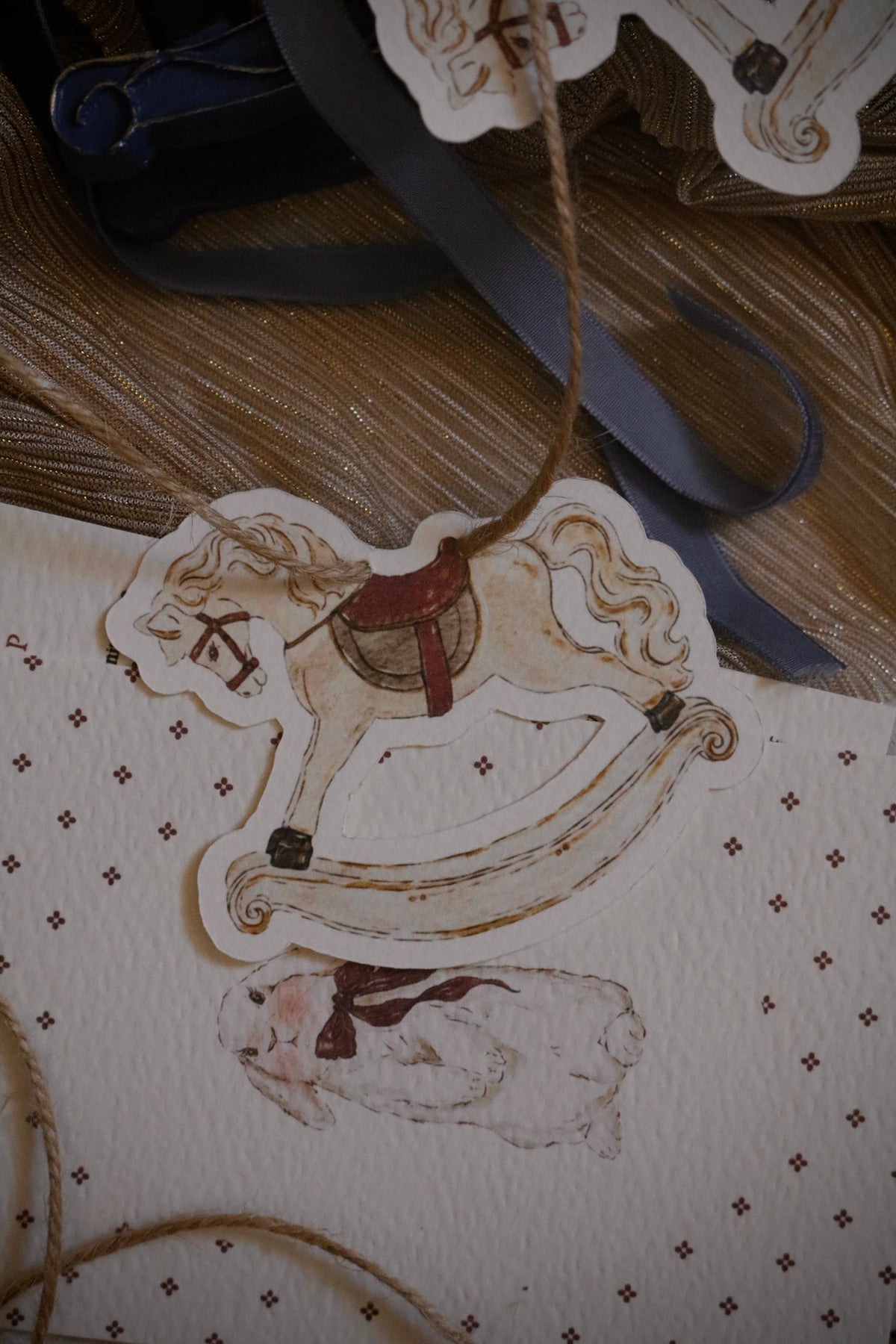 Rocking Horse Christmas Garland