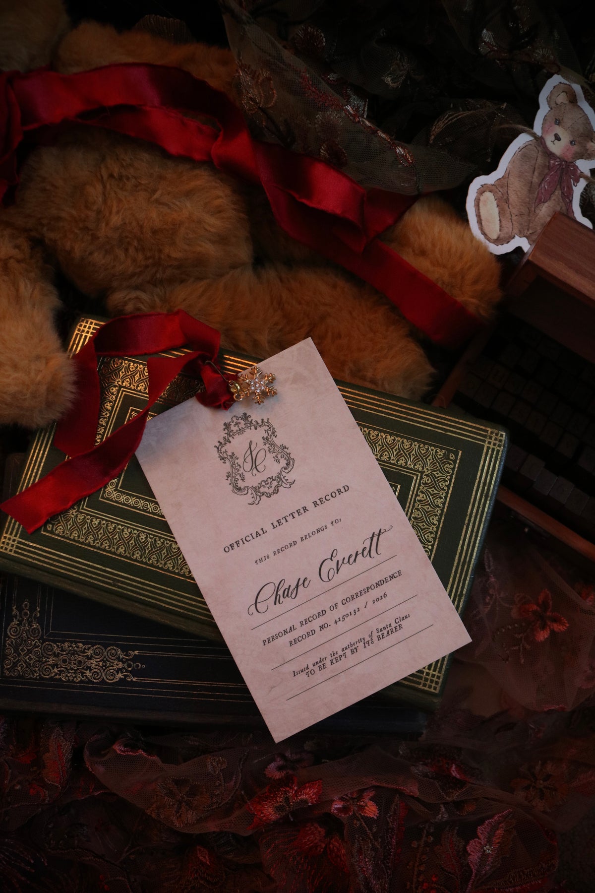 Letter Receipt from Santa