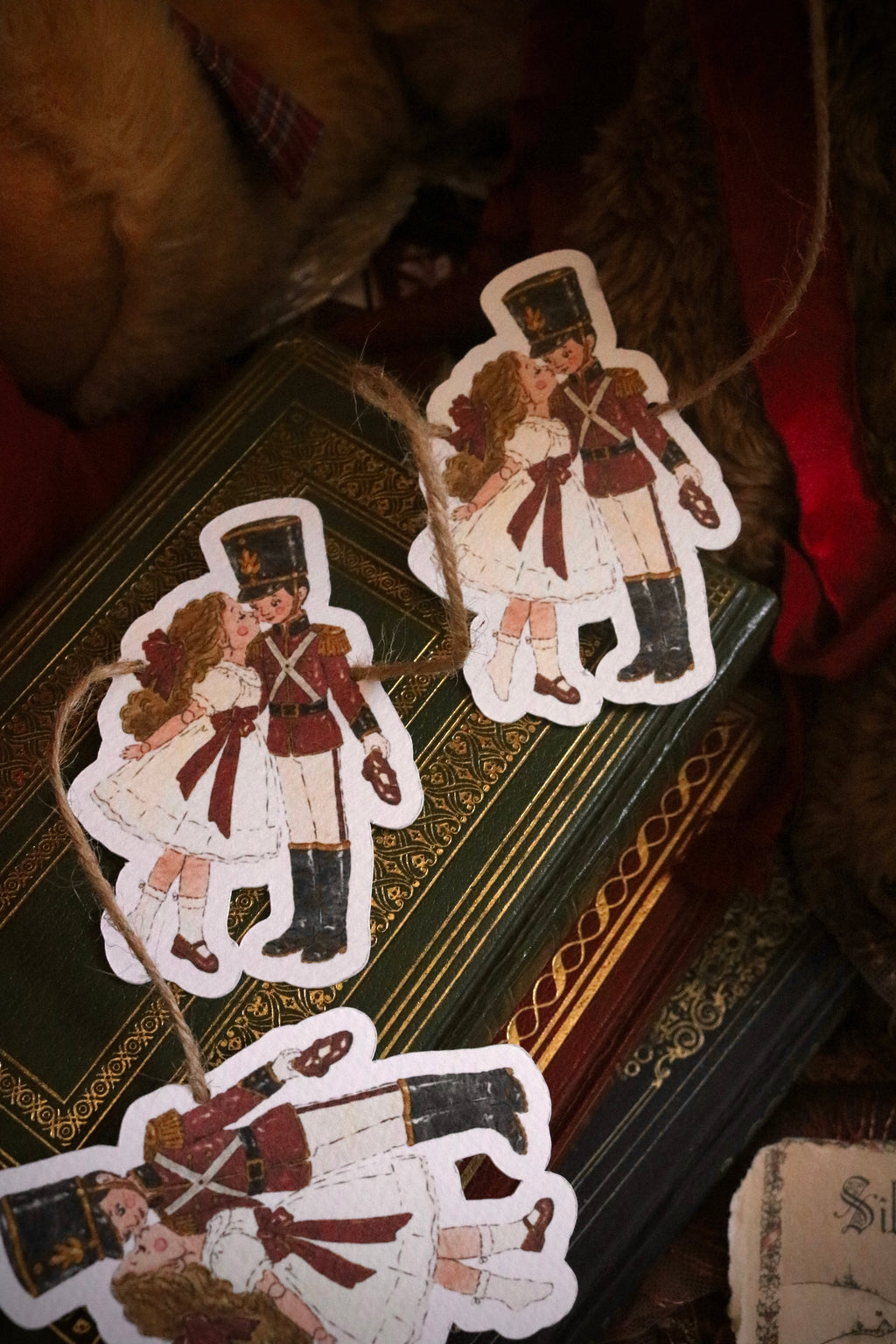 Toy Soldier & Dolly Christmas Garland