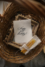 A Year of Firsts - Linen Milestone Set for Baby