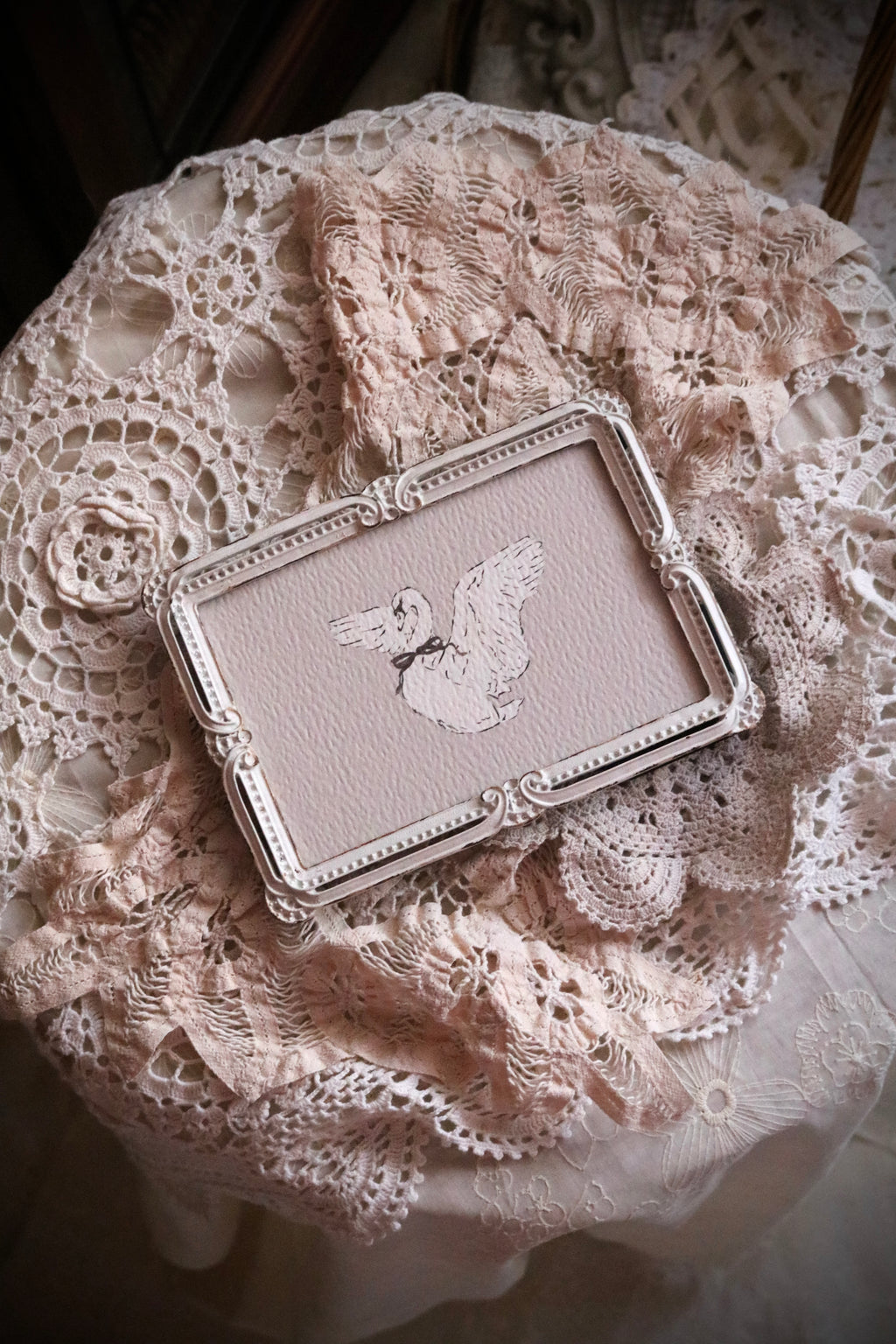 Swan Sketch | Framed