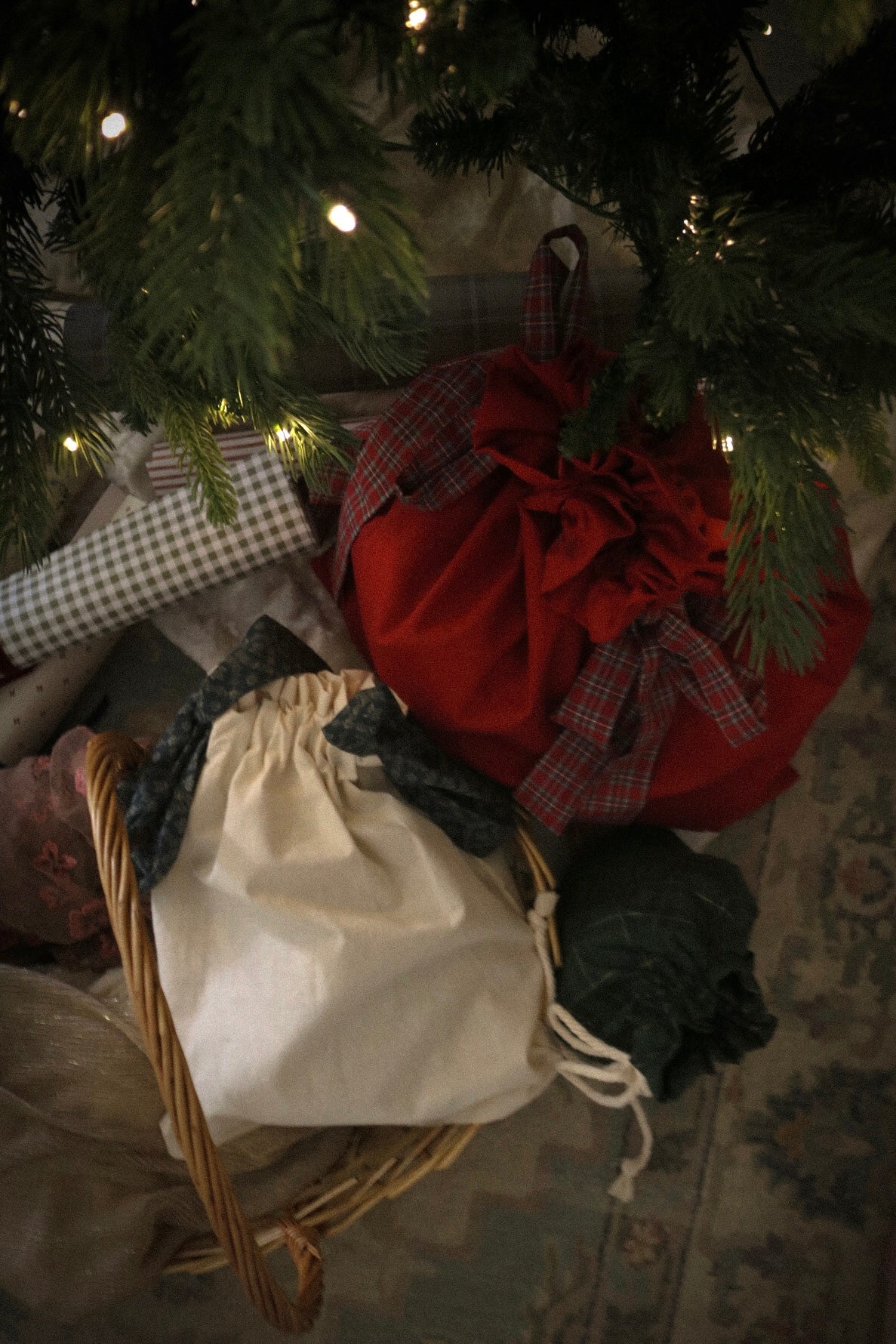 Reusable Fabric Gift Sacks | Set of 3