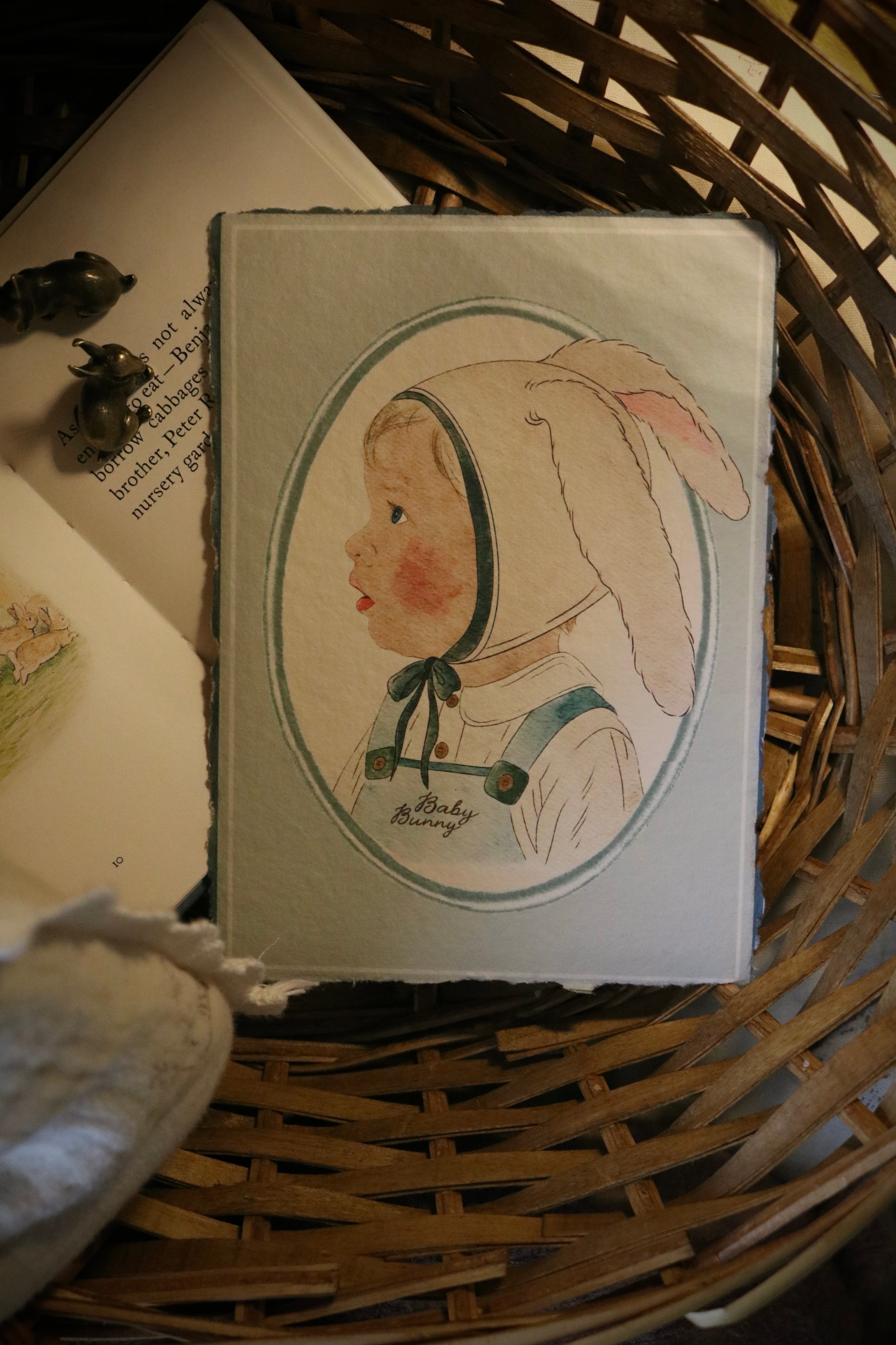 Bunny Bonnet Portrait