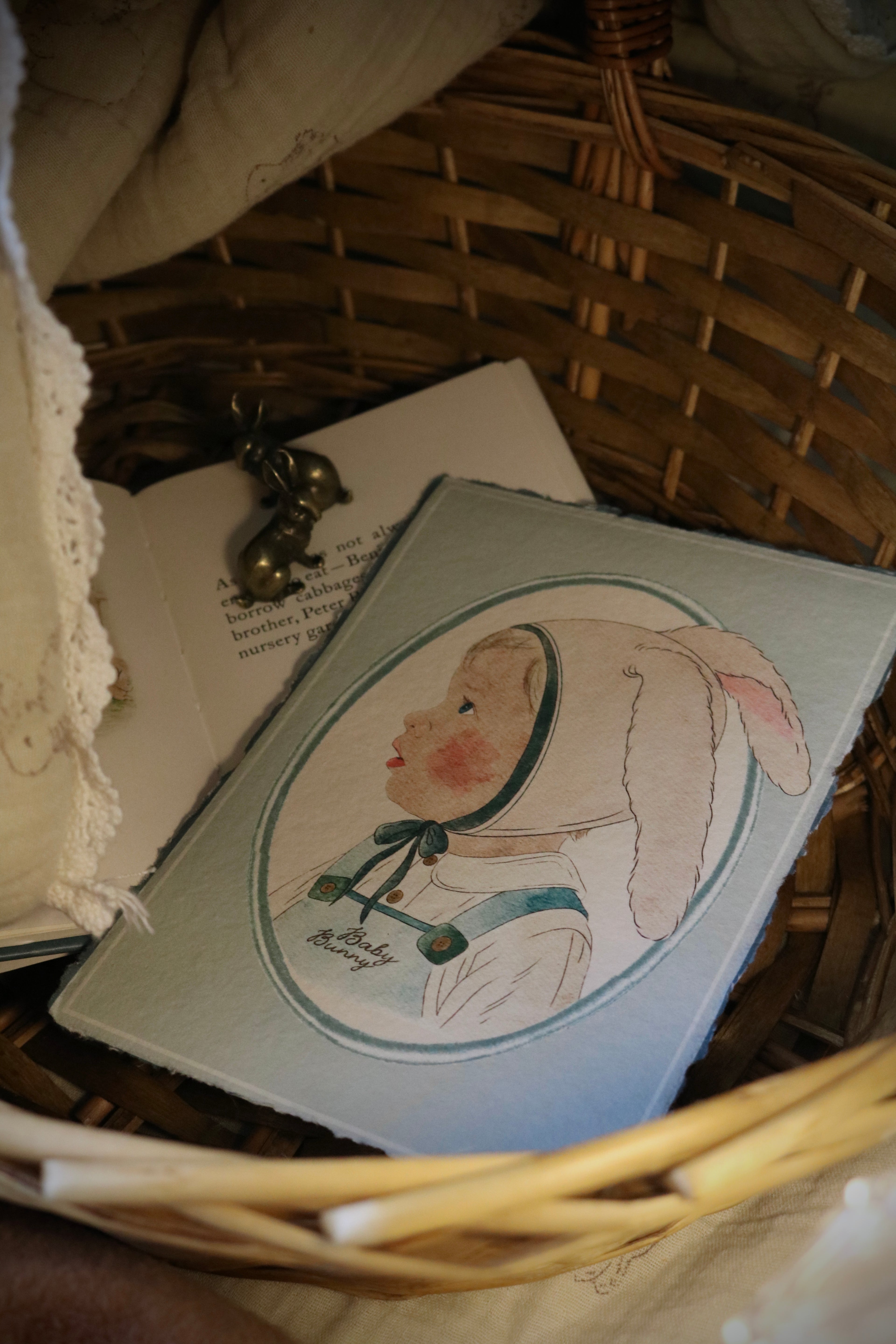 Bunny Bonnet Portrait