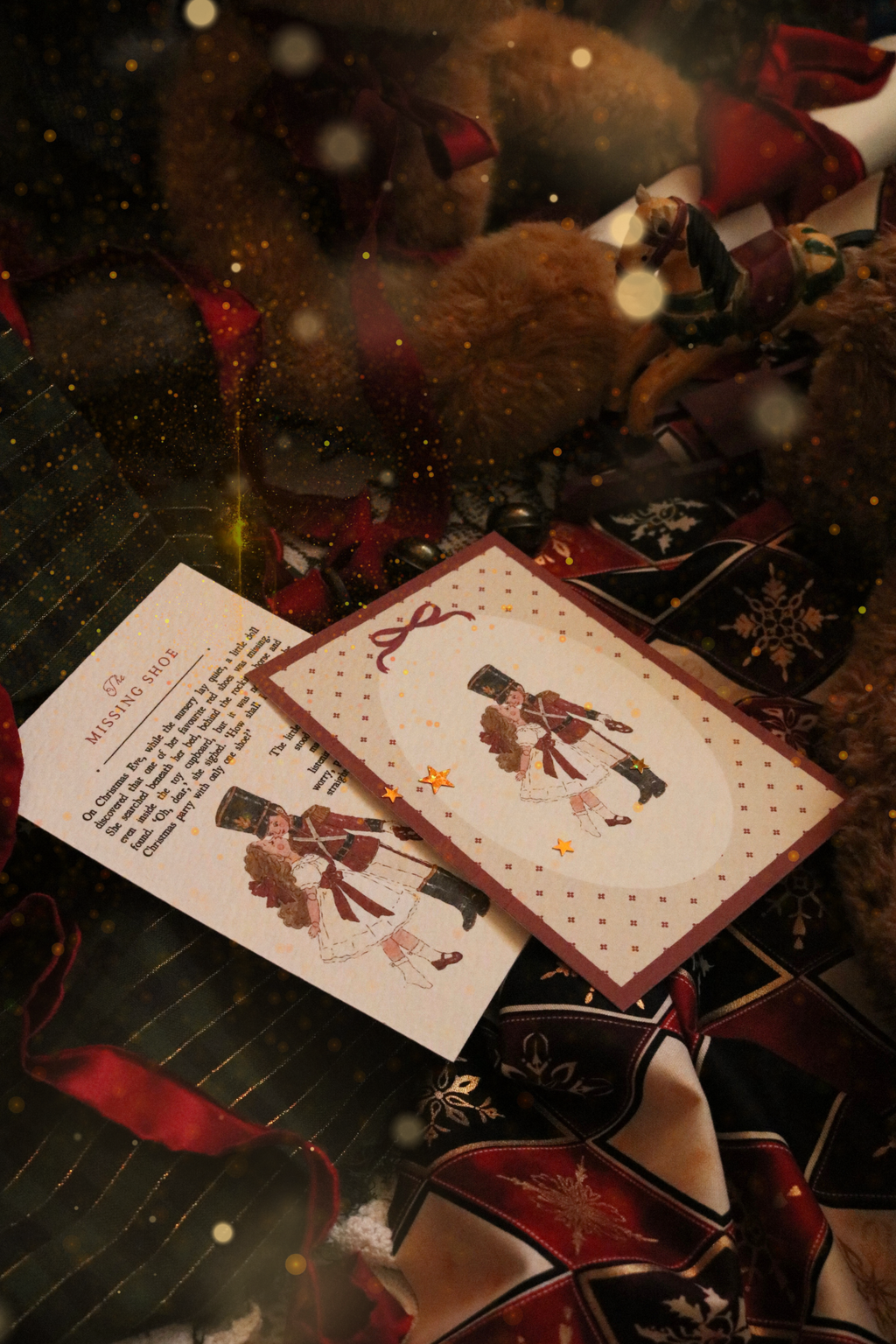 Dolly and the Toy Soldier | Available as Christmas Card or Print
