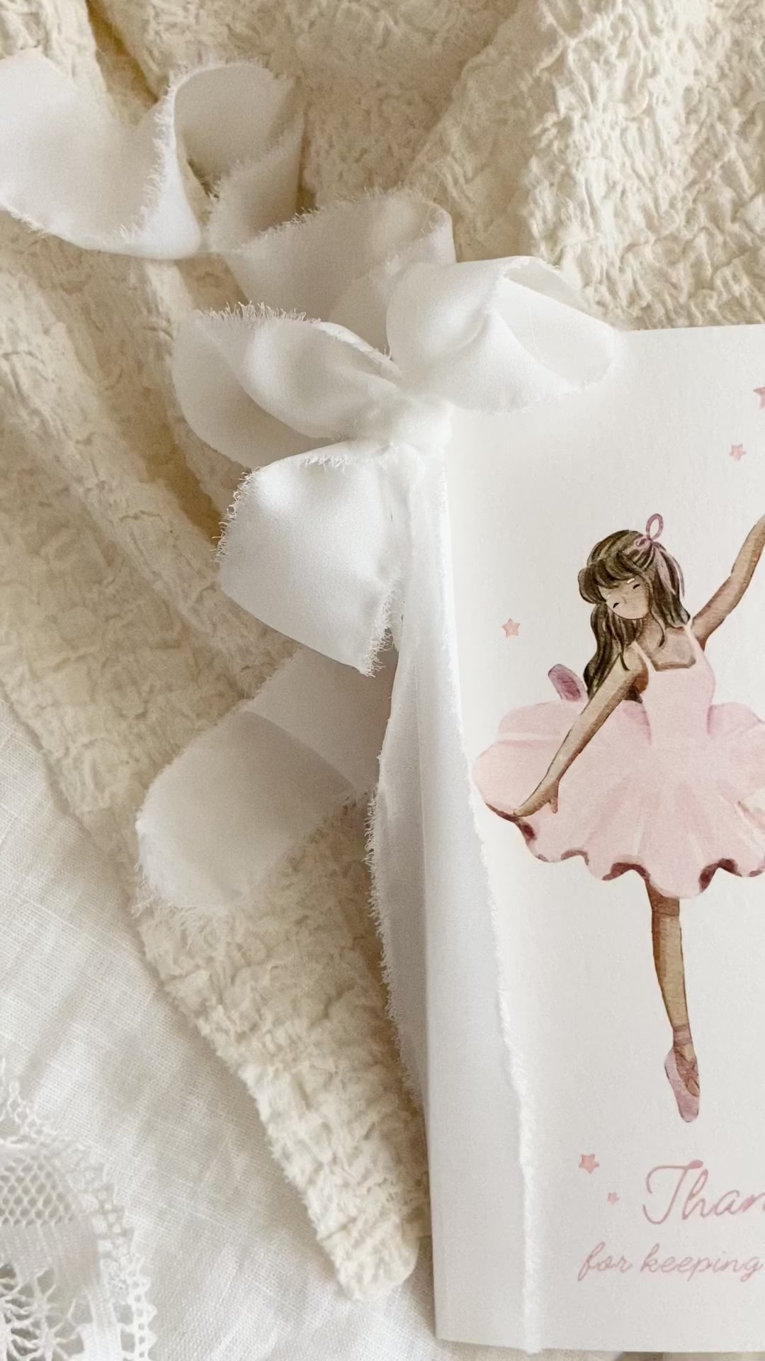 Thank You for Ballet Teacher | Signature Artisan Card | Deluxe Size